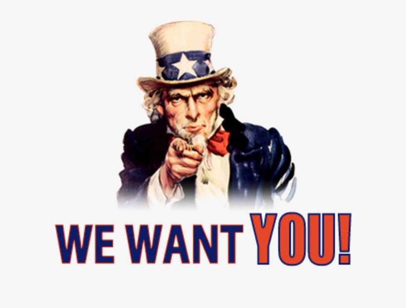 We want you