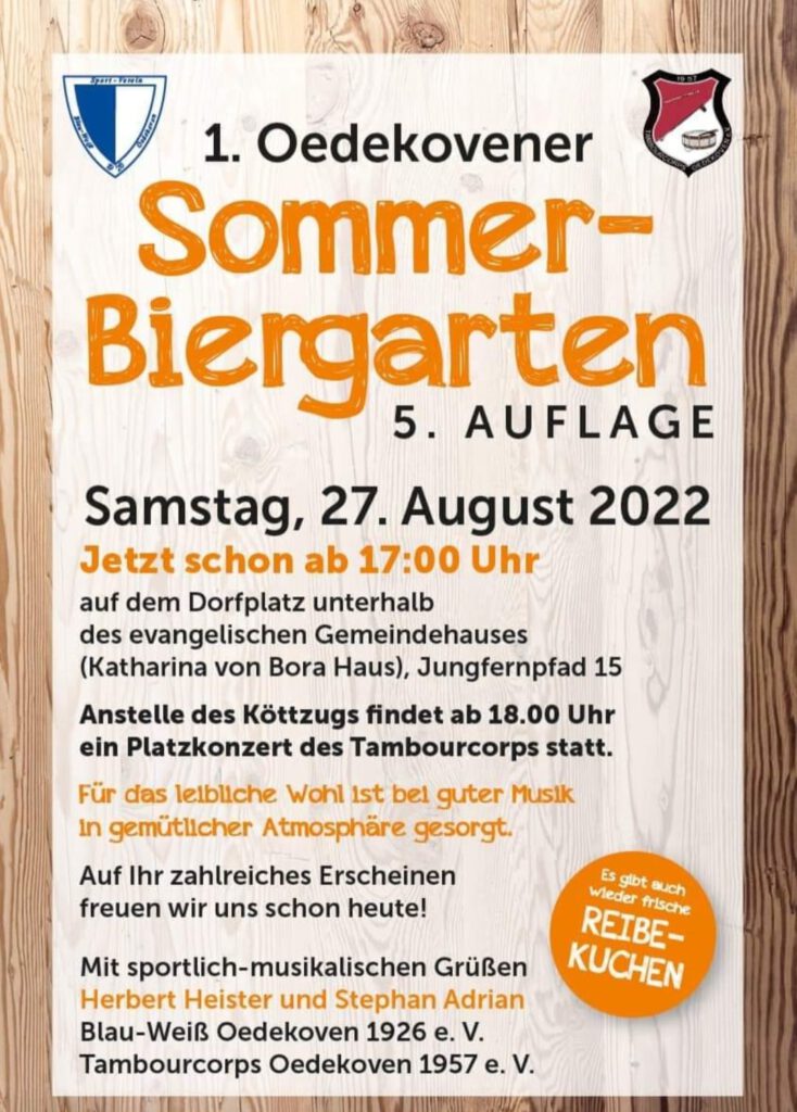 Sommerbiergarten 2022
